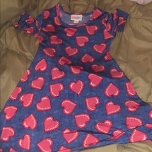 Lularoe Adeline hearts size 4